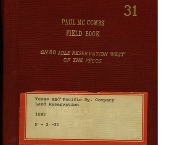 McCombs Field Book