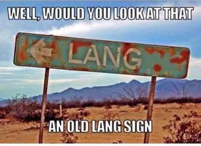 Lang Sign