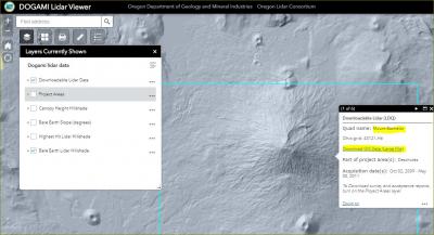 DOGAMI Lidar viewer