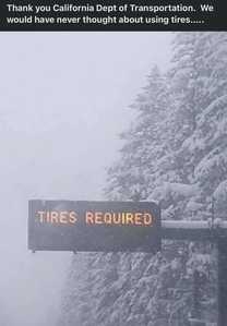 Tires Required