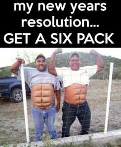 My New Years Resolution Get A Six Pack 600x728