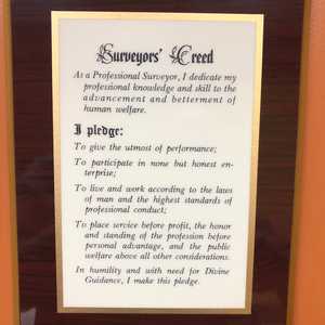 Surveyors Creed