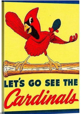 Vintage Cardinals Sign