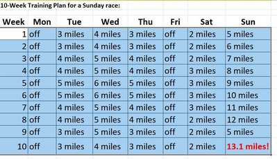 Training Schedule