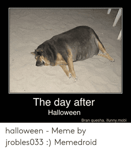 the day after halloween bran quesha ifunny mobi halloween meme 53574871