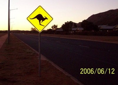 RoadSignAliceSprings