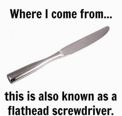 flathead screwdriver