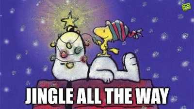 Snoopy jingle all the way