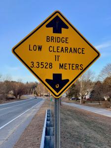 High Precision MA Road Sign