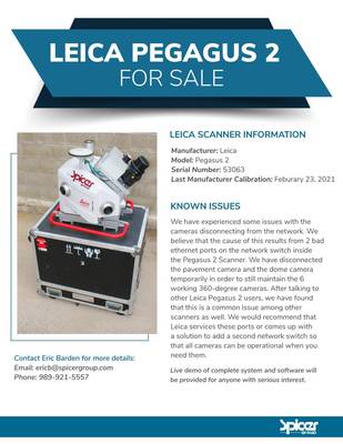 Leica Pegasus 2 Sell Sheet Page 001