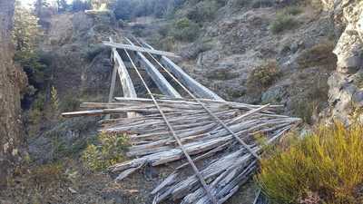 broken river coal mine track