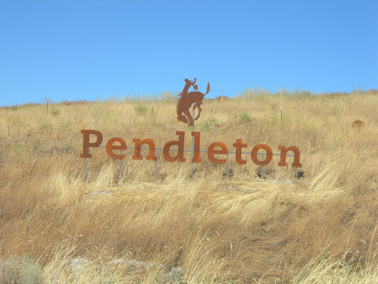 Pendleton Oregon Sign