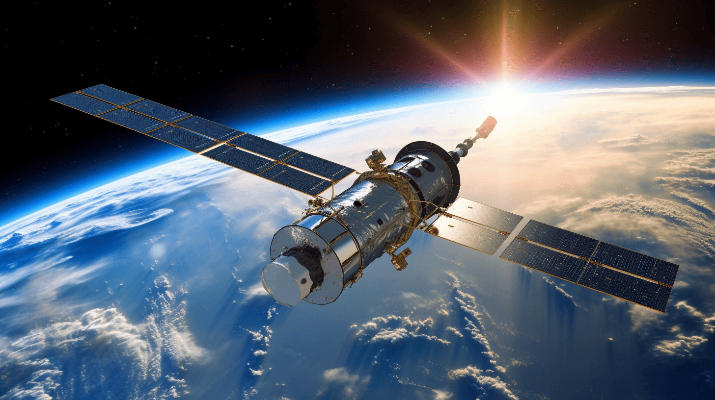 Rpls satellite in space