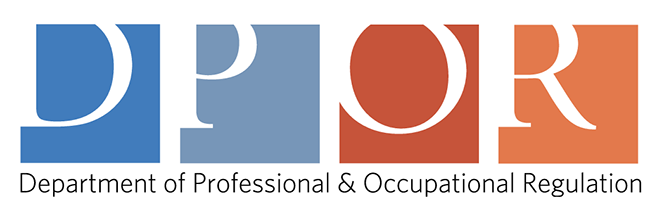 Virginia Board for Architects, Professional Engineers, Land Surveyors logo.