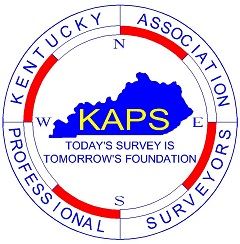 Kentucky Association of Professional Surveyors logo with survey compass.