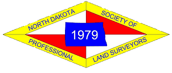 North Dakota Society of Professional Land Surveyors logo with 1979.