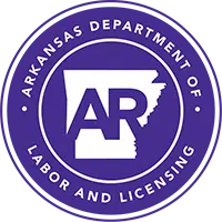 Arkansas State Board of Licensure logo for engineers and surveyors.