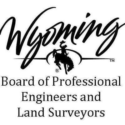 Wyoming Board of Professional Engineers and Land Surveyors logo for SEO.