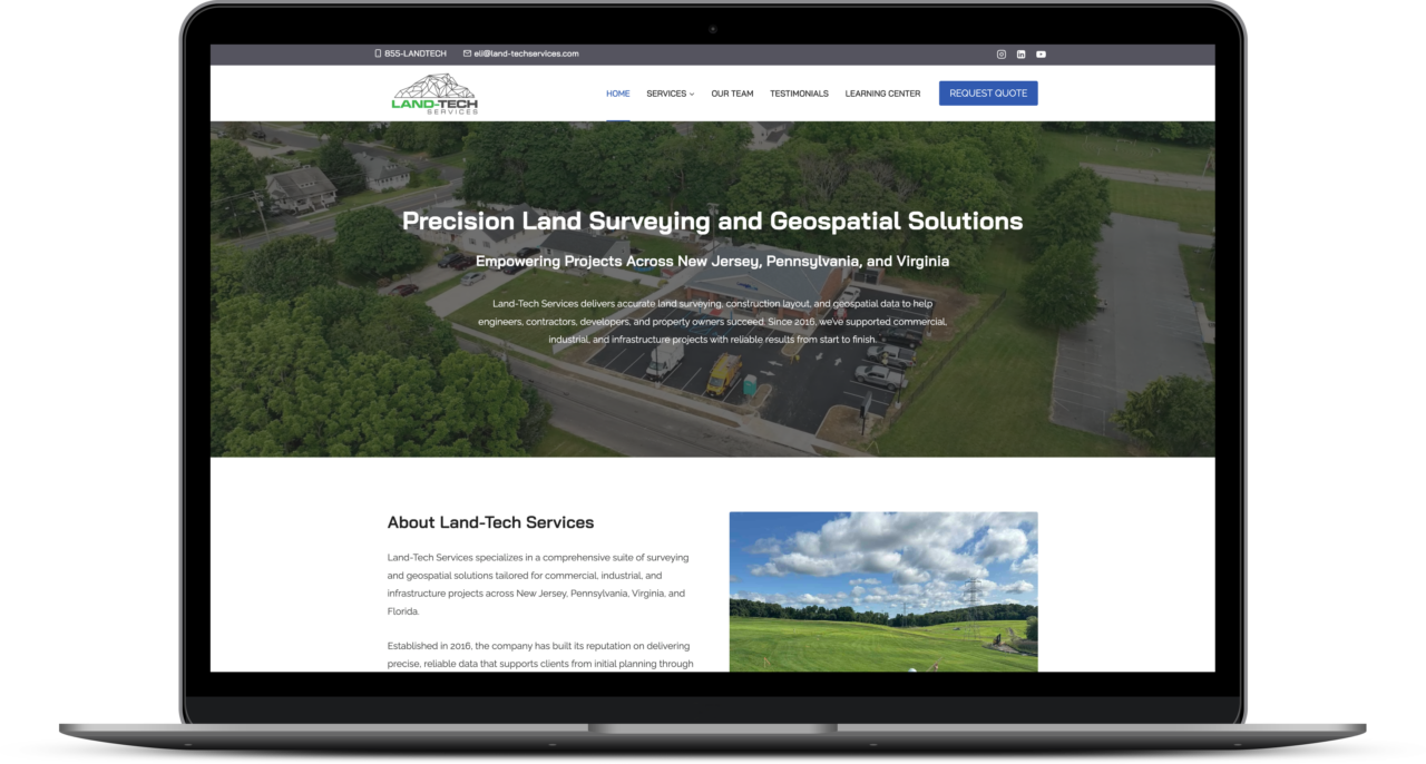 5p case study land tech mockup