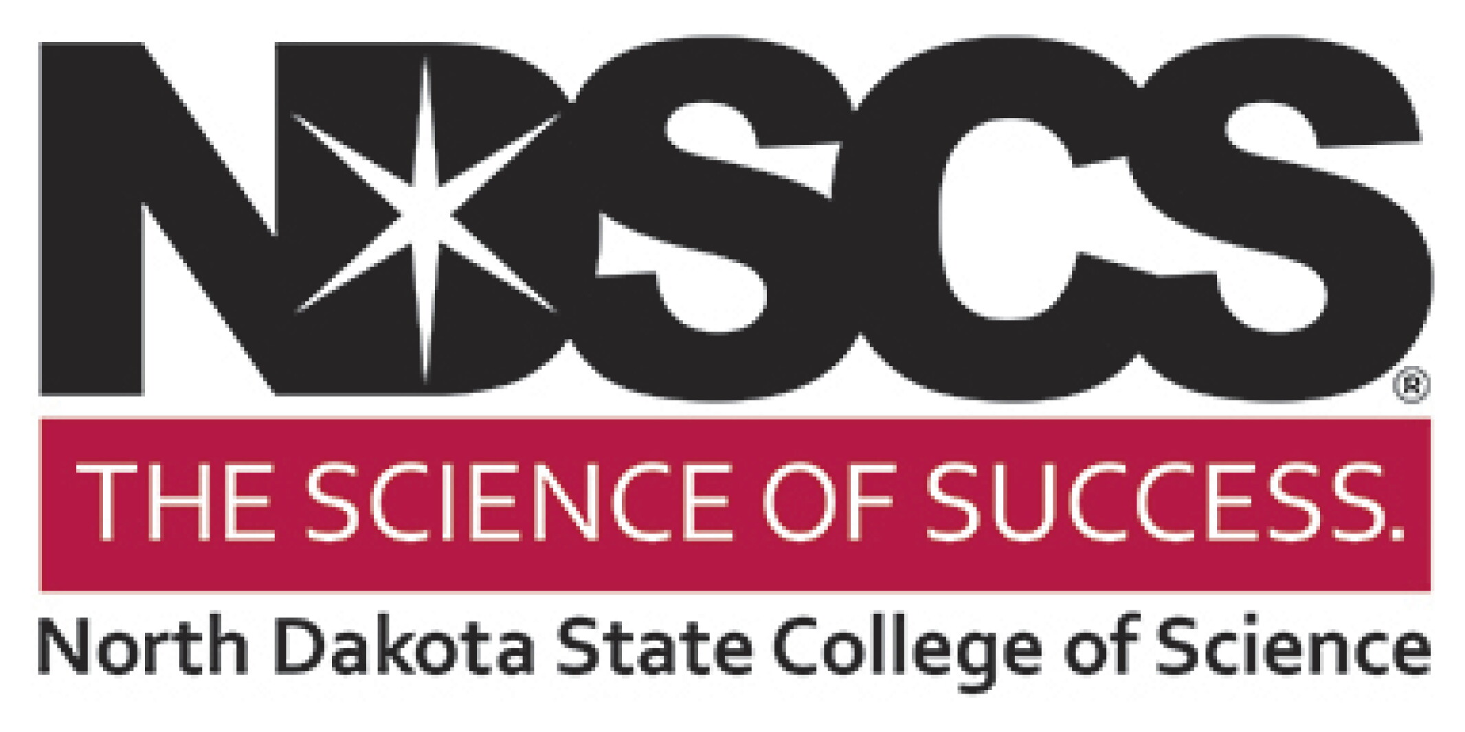 North Dakota State College of Science logo with survey and geomatics themes.