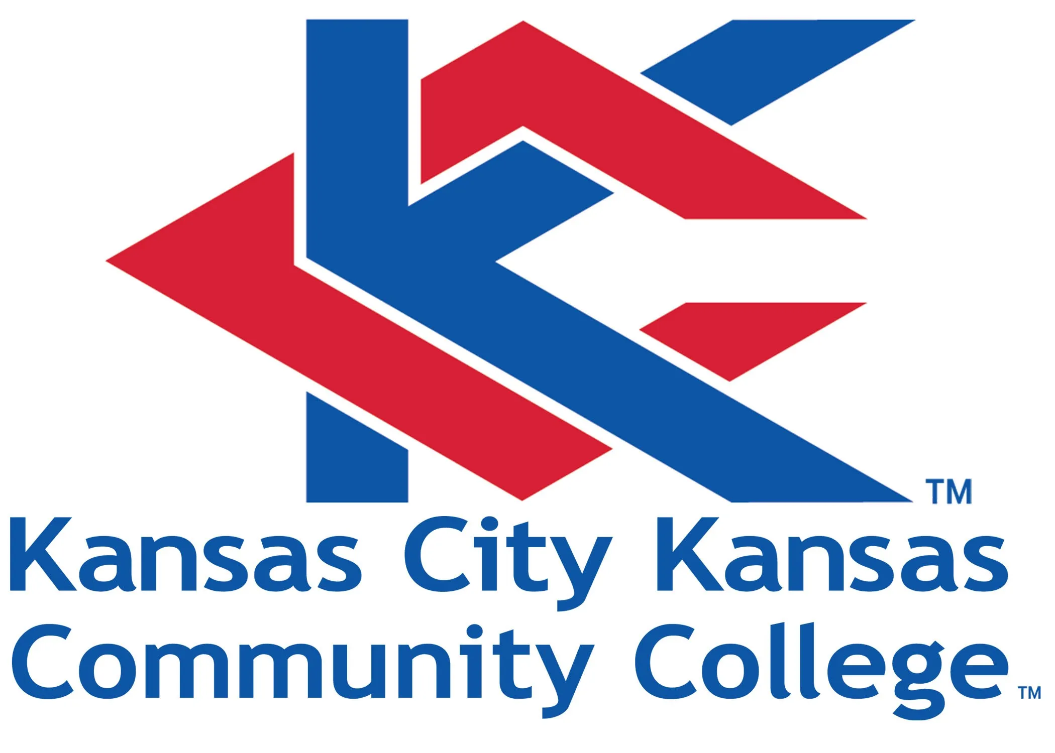Official logo of Kansas City Kansas Community College with geometric design.