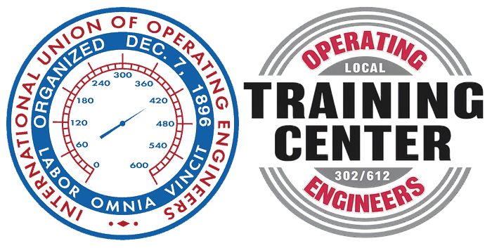 Logos of the Operating Engineers Training Center and International Union of Operating Engineers.