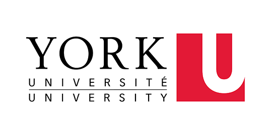 York University logo with red 'U' and black text for geomatics professionals.