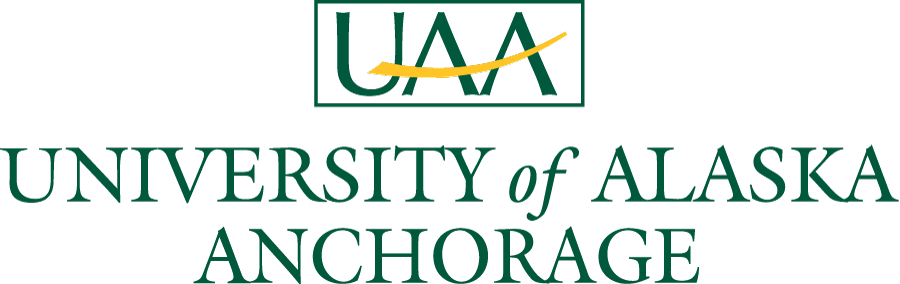 University of Alaska Anchorage logo with green and gold colors.
