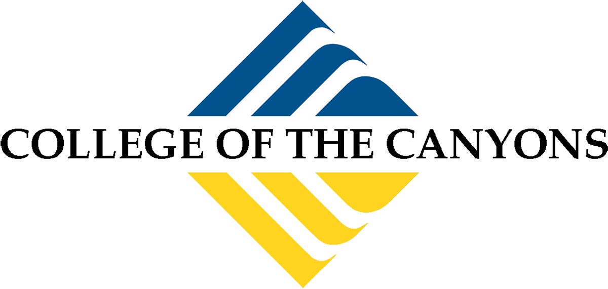 College of the Canyons logo with geometric design and text.