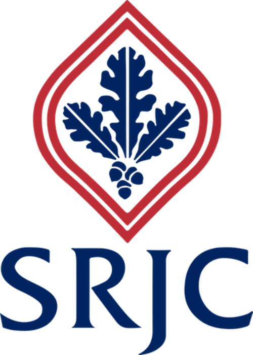 Santa Rosa Junior College emblem with oak leaf design and SRJC initials.