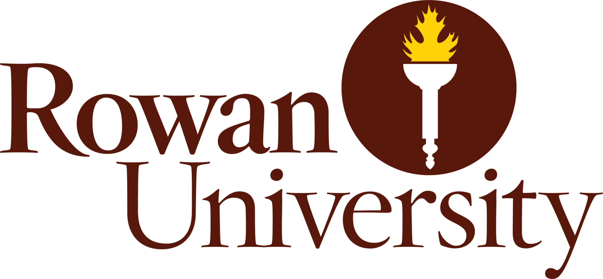 A detailed map of Rowan University campus with landmarks and pathways.